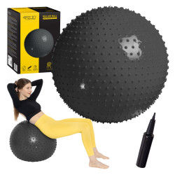 Piłka rehabilitacyjna z wypustkami 65 cm 4FIZJO