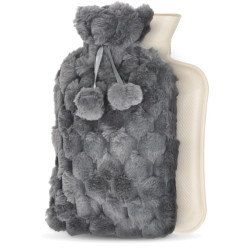 Termofor gumowy w pluszowym pokrowcu 2 litry - 4Fizjo