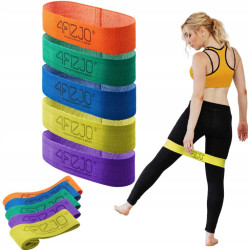 Taśma - Guma materiałowa do ćwiczeń FLEX BAND 4Fizjo - opór do wyboru od 1kg do 29kg