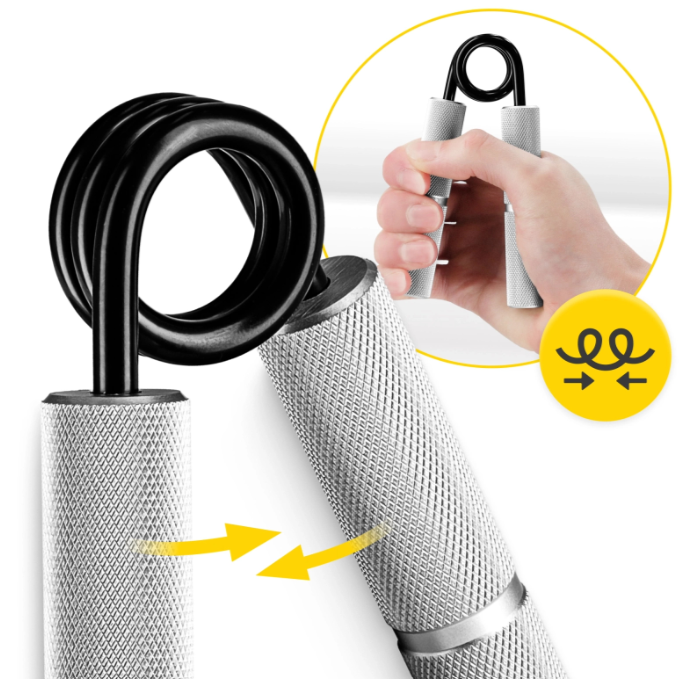 Metalowy ściskacz do rąk 45kg 4Fizjo 2,4.png