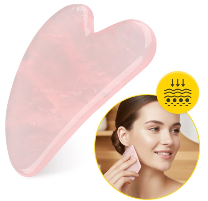 Różowy Kwarc Klasyczny kamień Gua Sha 4Fizjo 4,6.jpg