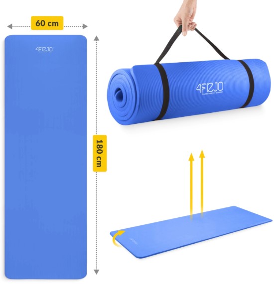 Mata do ćwiczeń 4FIZJO 1CM Fitness, Joga, Pilates, Siłownia, Tabata 22,4.jpg