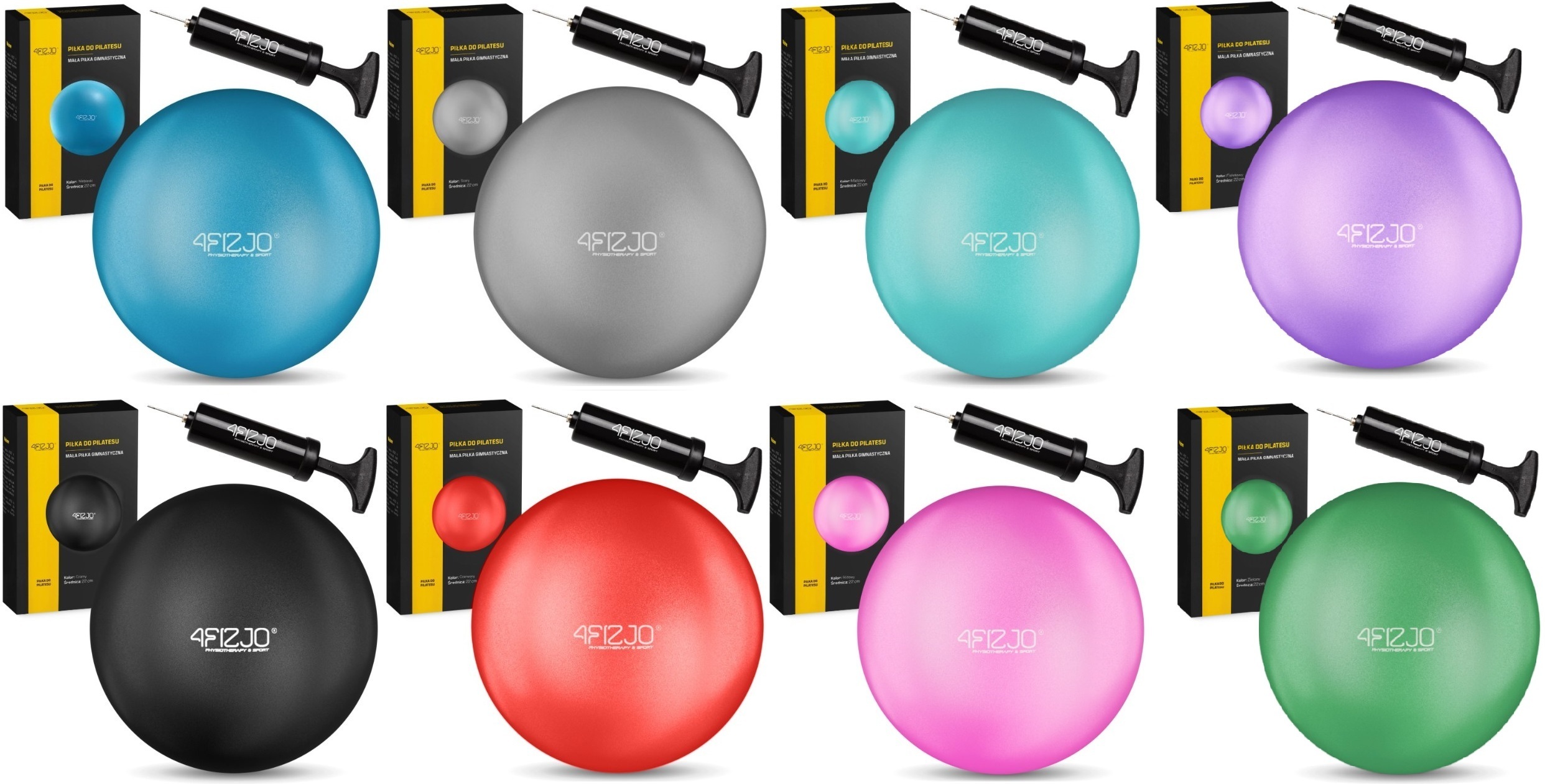 Piłka do pilatesu 22CM - rehabilitacyjna, gimnastyczna 4Fizjo 5 — kopia (2).jpg