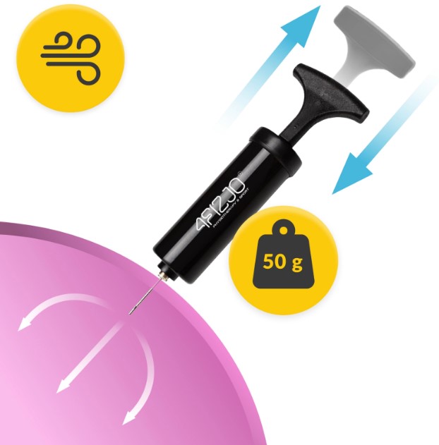 Piłka do pilatesu 22CM - rehabilitacyjna, gimnastyczna 4Fizjo 6,5.jpg