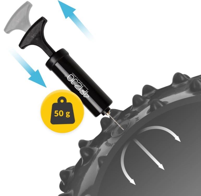 Piłka rehabilitacyjna z kolcami 20 cm 4Fizjo - do pilatesu 8,6.jpg