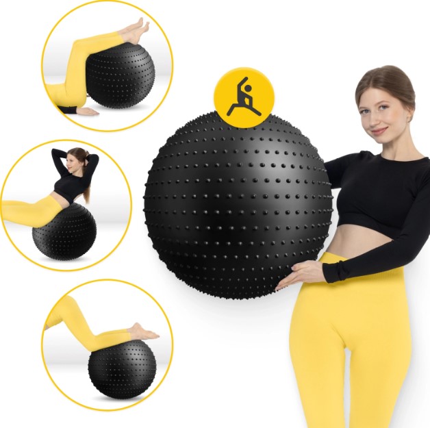 Piłka rehabilitacyjna z wypustkami 65 cm 4Fizjo 2,2.jpg